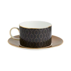 Gio Gold Teacup & Saucer Set