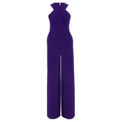 Giorgia Crossover Wide-Leg Jumpsuit