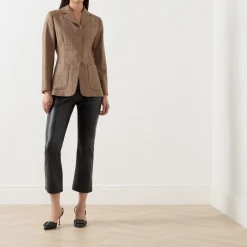 Glauco Check Single-Breasted Blazer