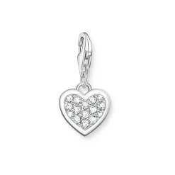 Glitter Heart Charm