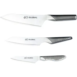 Global 40th Anniversary Knife Three-Piece Set