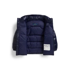 Glossed Hooded Down Puffer Jacket 3-7 Years