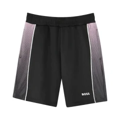 Gradient Stripe Logo Shorts