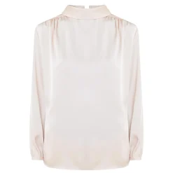 Gwyneth Blouson-Sleeve Blouse