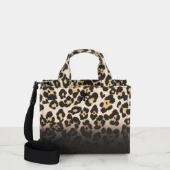 Hadlee Leopard Small Tote Bag