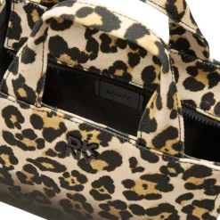 Hadlee Leopard Small Tote Bag