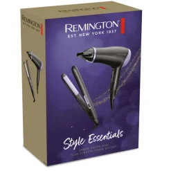 Hairdryer and Straightener Pack Black