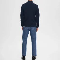 Half-Zip Knitted Sweater