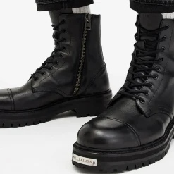 Hank Chunky Leather Boots