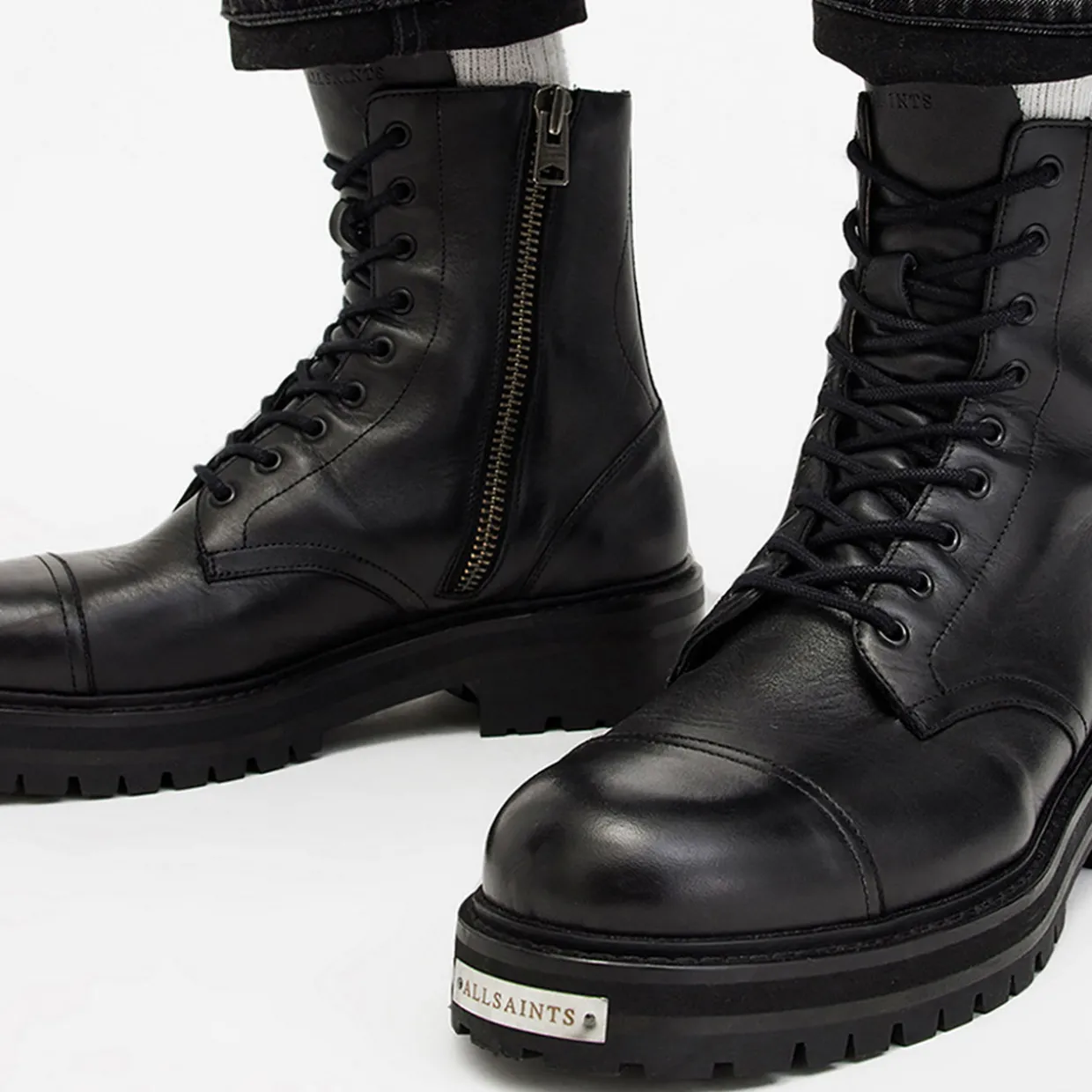 Hank Chunky Leather Boots