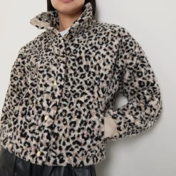 Harley Leopard Fleece Jacket
