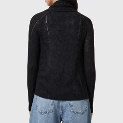Harper Draped Open-Front Cardigan