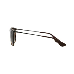 Havana Erika Pilot Plain Sunglasses Brown
