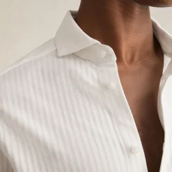 Hayes Stripe-Jacquard Shirt
