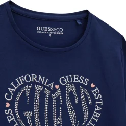 Heart Logo Embellished Top