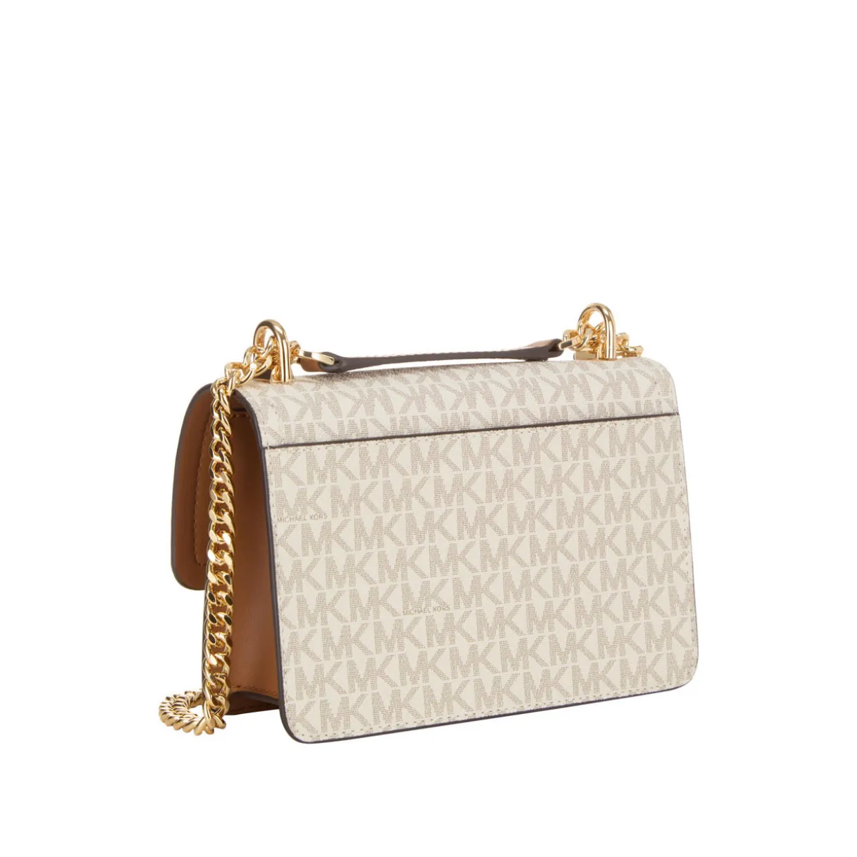 Heather Logo-Canvas Shoulder Bag