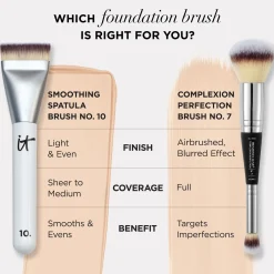 Heavenly LuxeTM Smoothing Spatula Foundation Brush No. 10