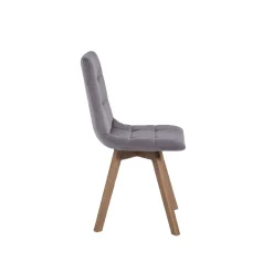 Henderson Velvet Chair Steel