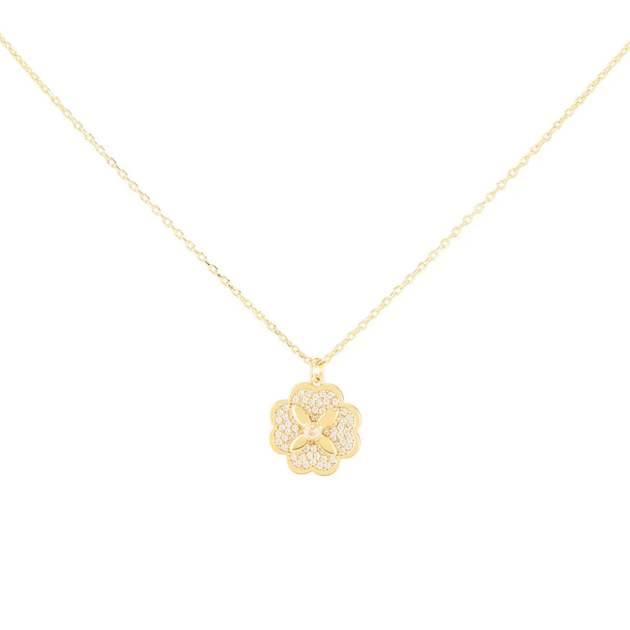 Heritage Bloom Mini Pendant Necklace