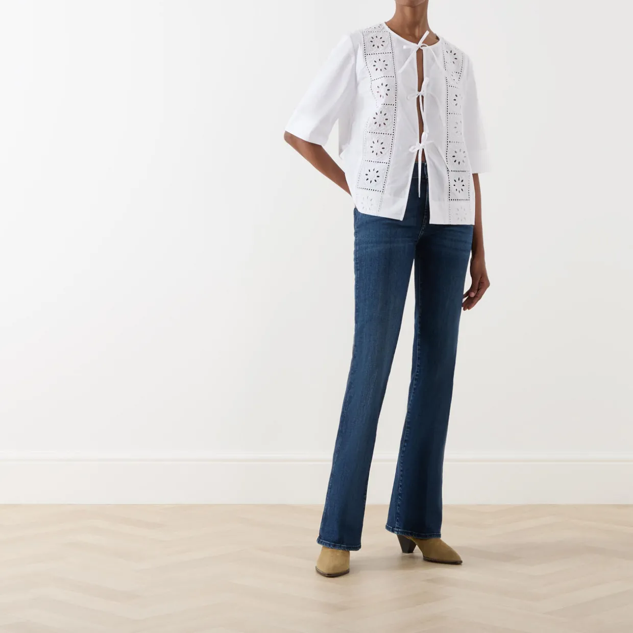 Heritage High-Rise Bootcut Jeans