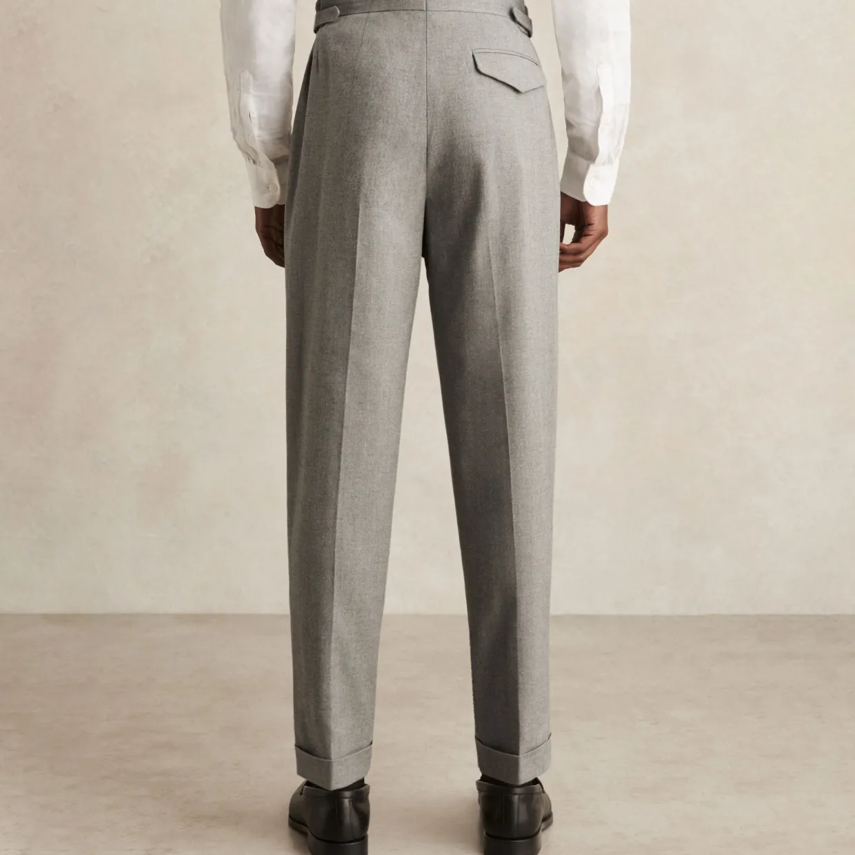Herringbone Side Adjuster Trousers