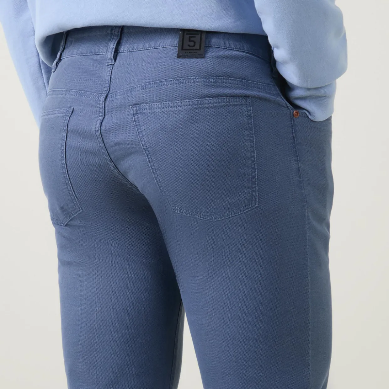 High Performance Micro Structure Slim Leg Chinos