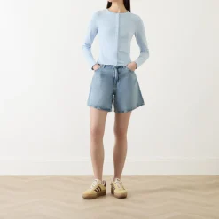 High-Rise Baggy Shorts