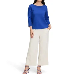 High-Rise Cropped Straight Leg Culottes