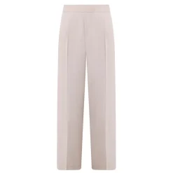 High-Rise Pleated Straight Leg Trousers