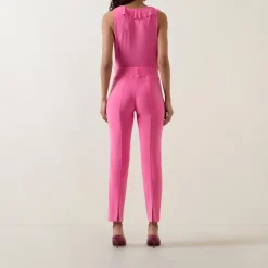 High-Rise Skinny Leg Trousers