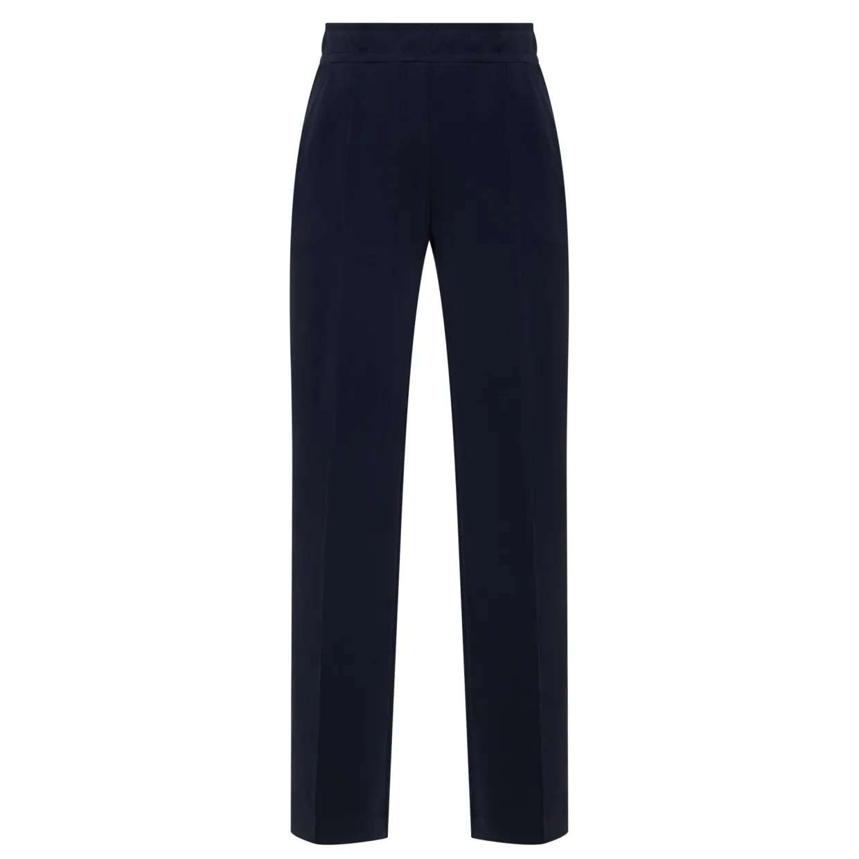 High-Rise Straight Leg Trousers