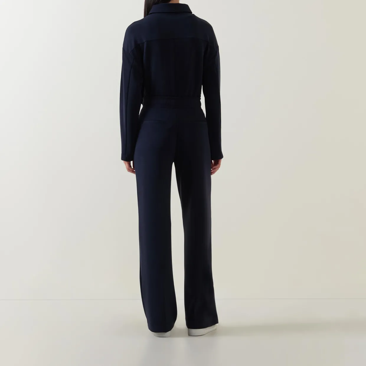 High-Rise Straight Leg Trousers