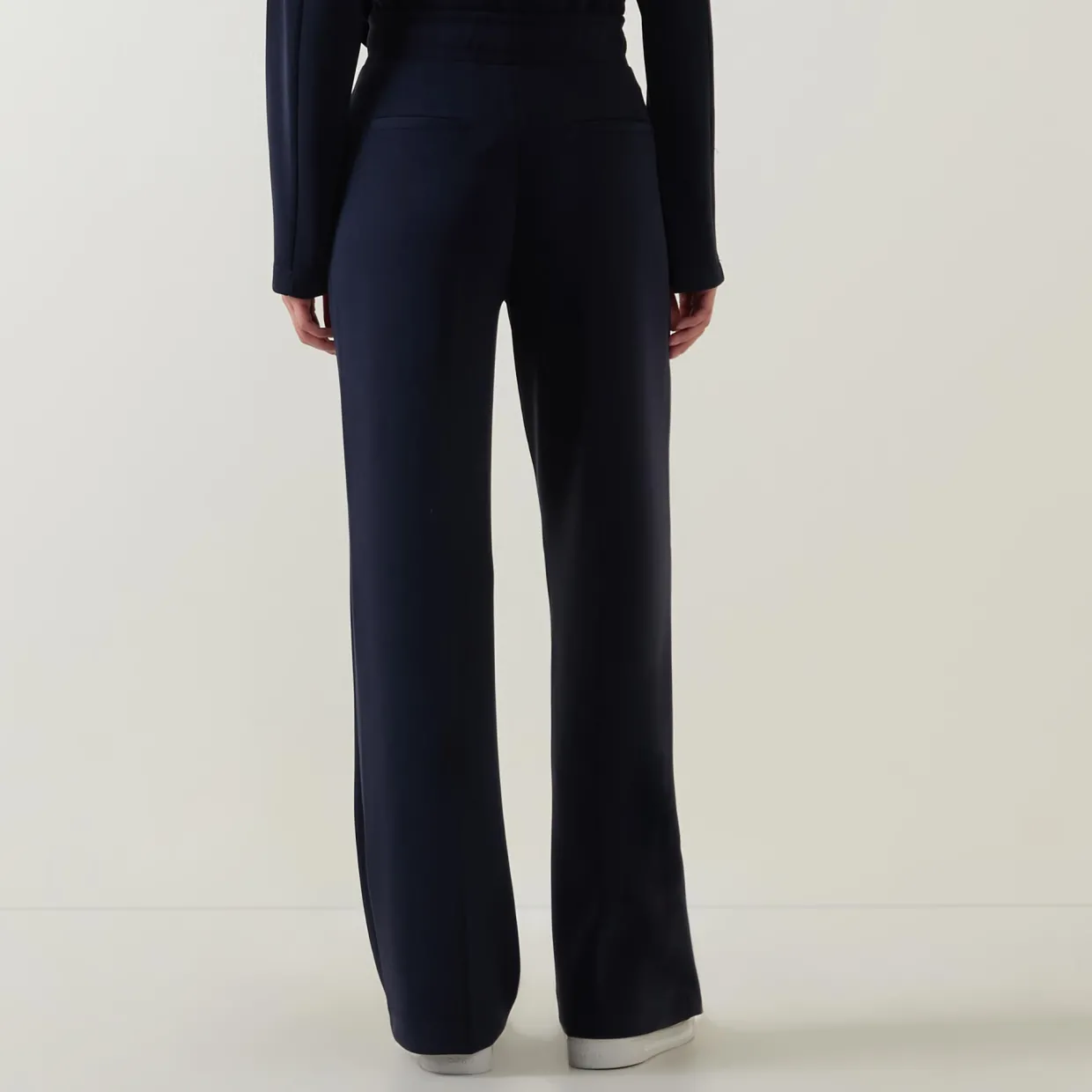 High-Rise Straight Leg Trousers