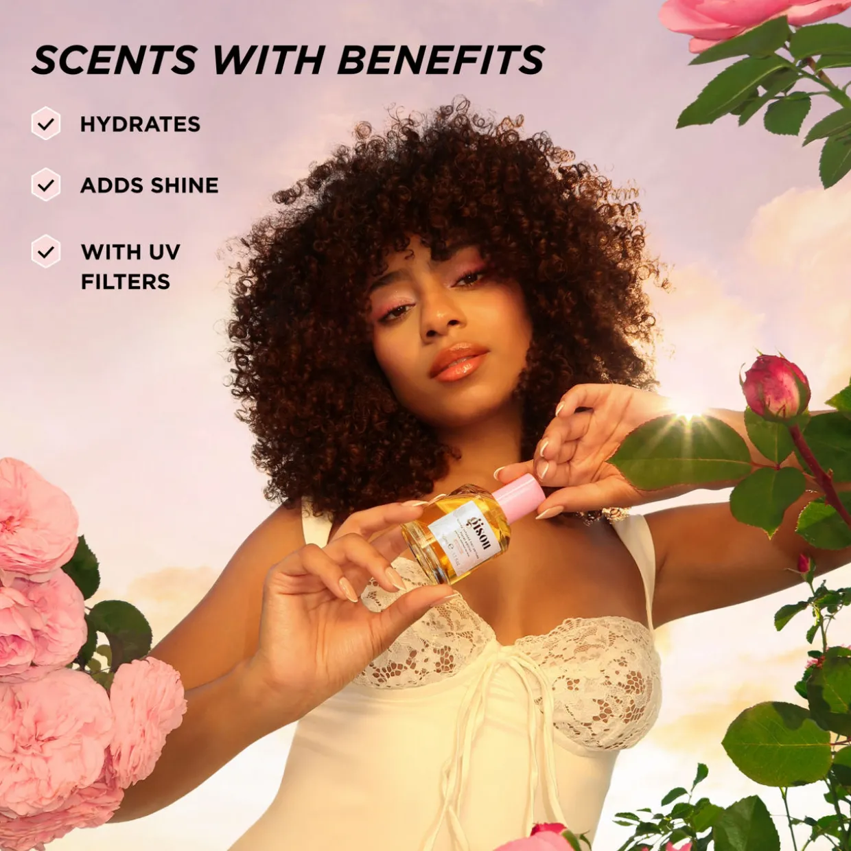 Honey Infused Hair Perfume Floral Edition - Wild Rose