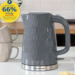 Honeycomb Kettle 1.7L Grey