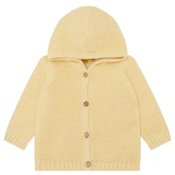 Hooded Button-Up Cardigan