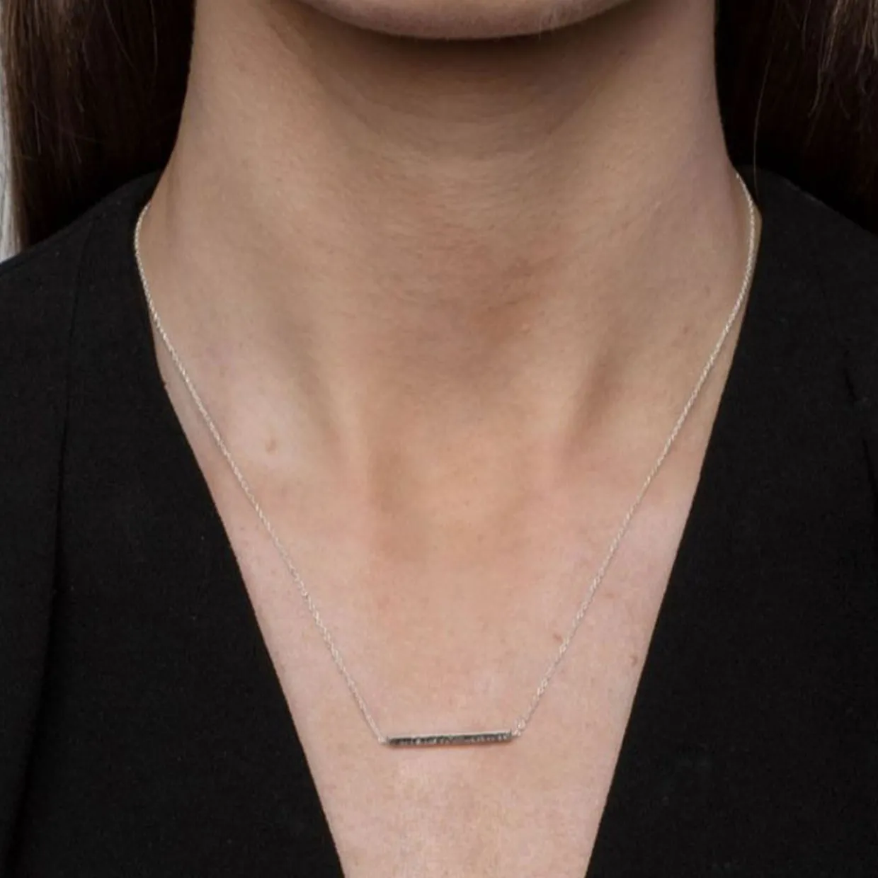 Horizon Short Bar Necklace