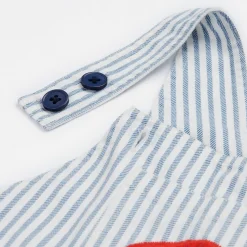 Hugh Striped Dungarees