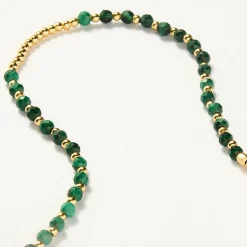 Ibiza Malachite Beaded Bracelet