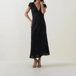 Iggy Rose Trail Embroidered Dress