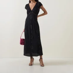 Iggy Rose Trail Embroidered Dress