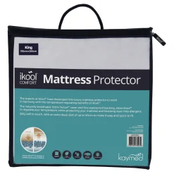 Ikool Comfort 40cm deep Mattress Protector White