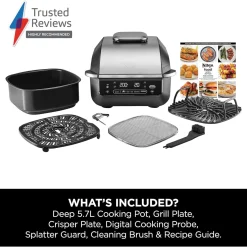 5-in-1 Grill & Air Fryer 5.7L