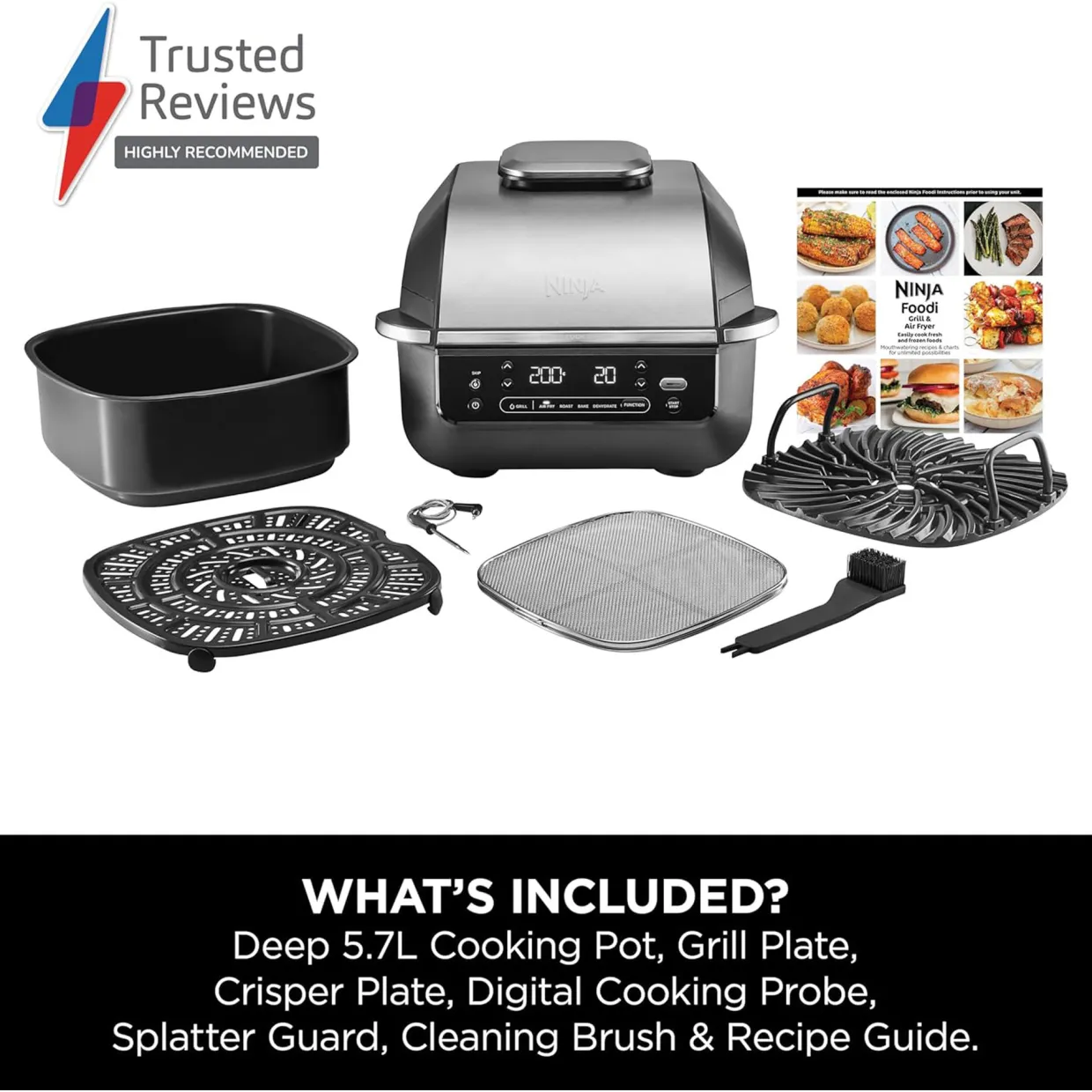 5-in-1 Grill & Air Fryer 5.7L