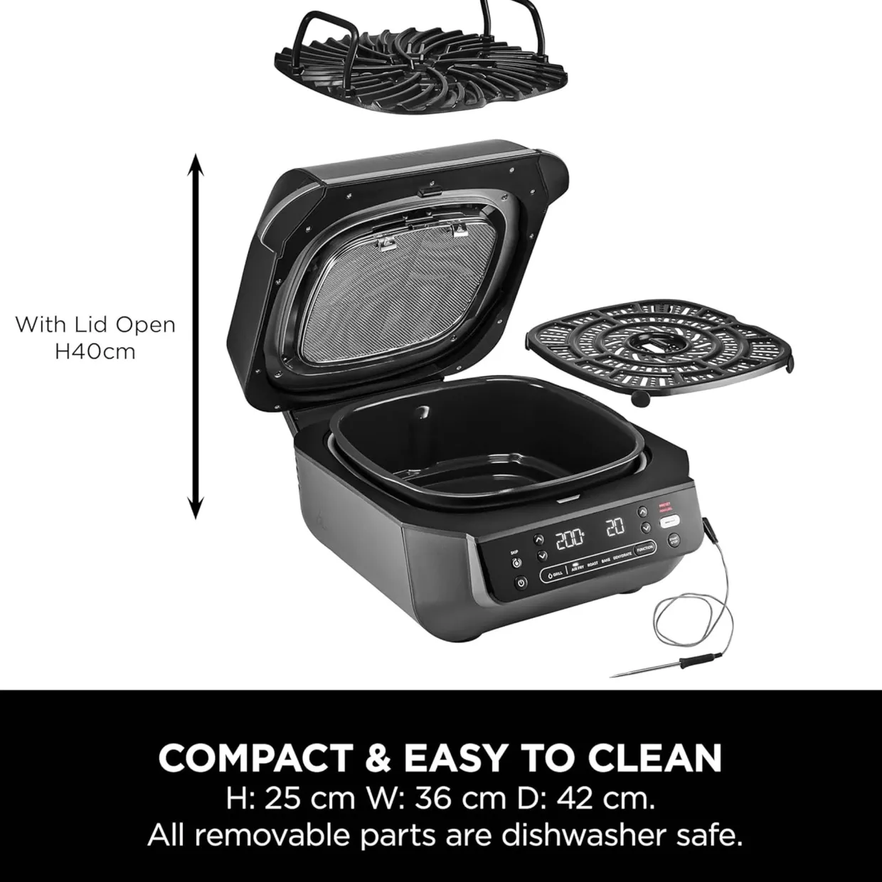 5-in-1 Grill & Air Fryer 5.7L