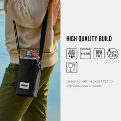 Insulated Bottle Bag Black