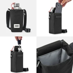 Insulated Bottle Bag Black