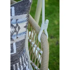 Irvington Garden Double Swing Ivory White Coconut