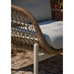 Irvington Garden Lounge Set Ivory White Coconut