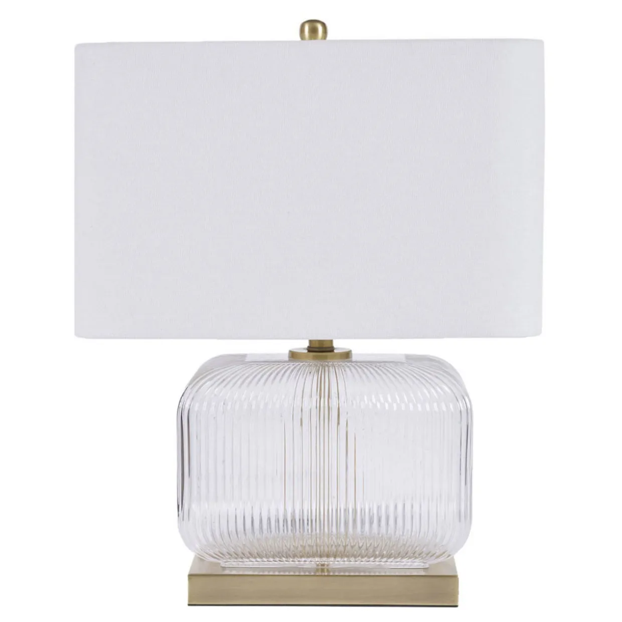 Isaac Glass Base Table Lamp